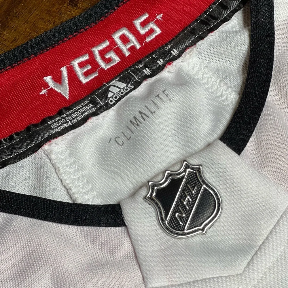 Adidas Vegas Golden Knights Authentic Pro Road Jersey White - Picture 7 of 14